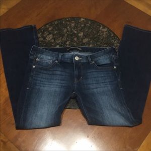 Express Jeans Barely Boot size 6 SHORT